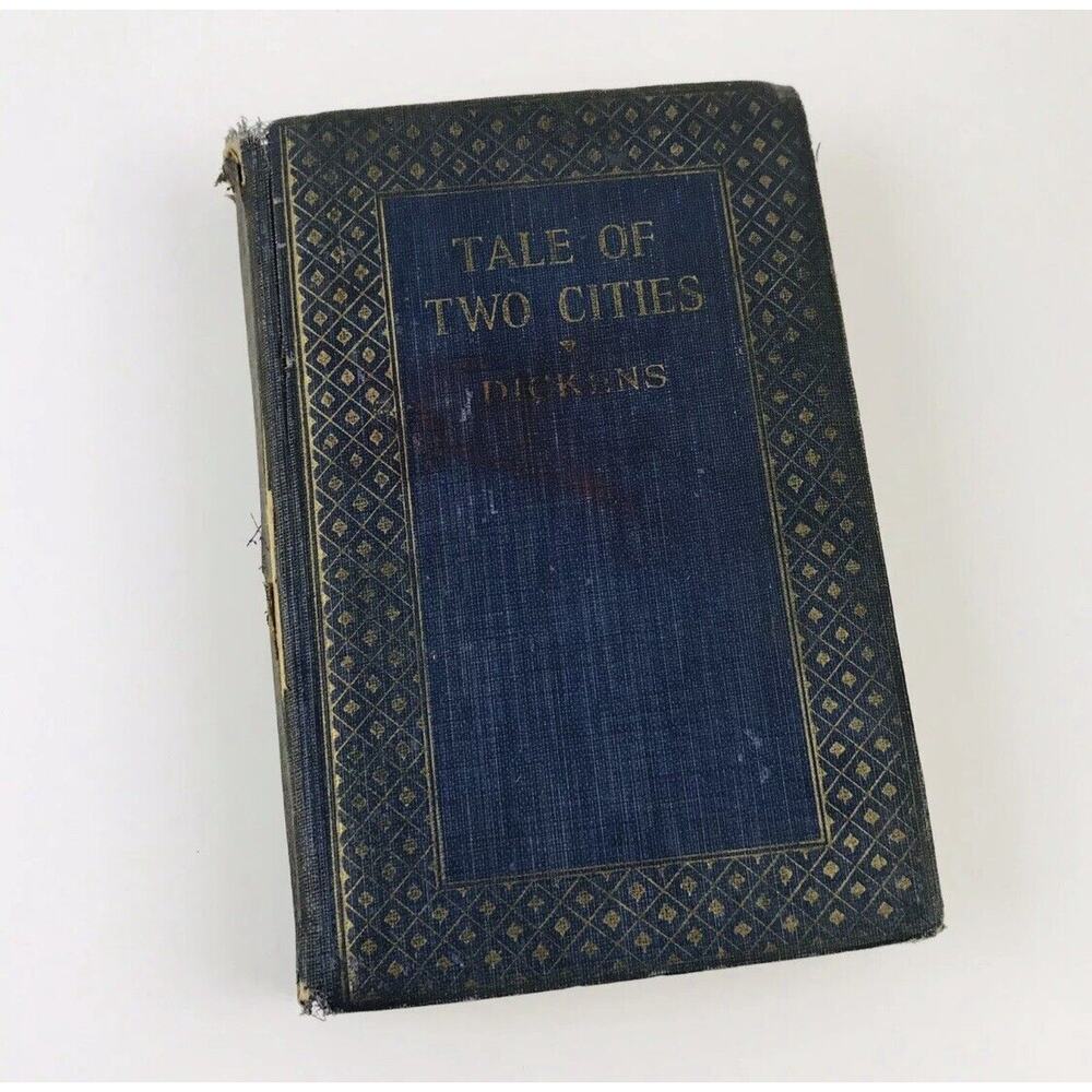 A Tale of Two Cities by Charles Dickens Vintage Antique Kingsport Press No Date